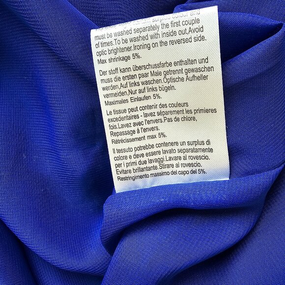 British Boutique Collection Classic Blue Dress UK 8 - Picture 5 of 6